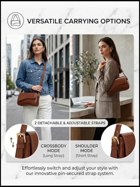 Shoulder Bag for Women Y2K Trendy Purse Vegan Leather Hobo  Y2K Hobo Shoulder Bag PU Leather Crossbody Purse with 2 Adjustable Straps